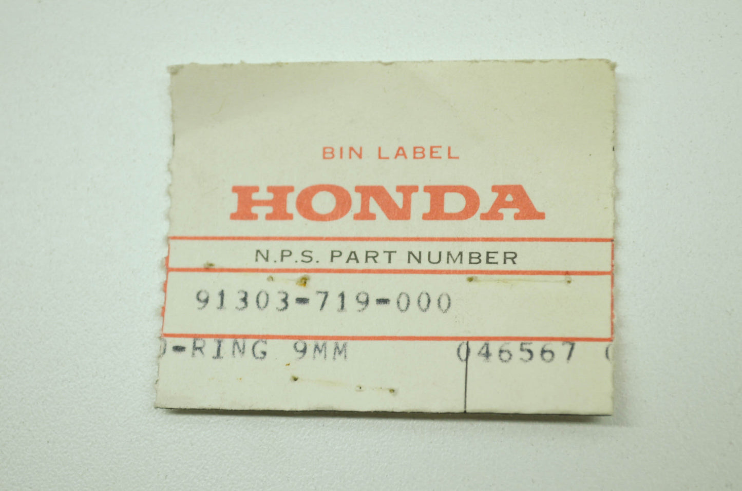 OEM Honda 91303-719-000 O-Ring (8.8X1.9) NOS