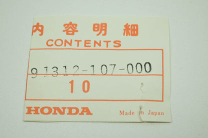 OEM Honda 91312-107-000 O-Ring (7X1.7) NOS