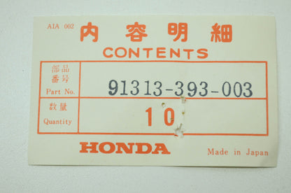 OEM Honda 91313-393-003 O-Ring (7.7X2.3) NOS