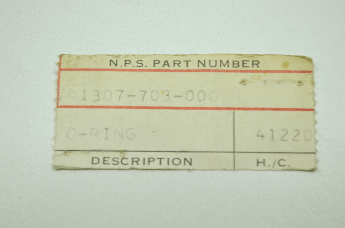 OEM Honda 91307-703-000 O-Ring (25.4X2.4) NOS