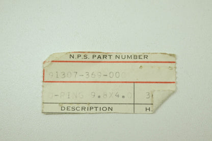 OEM Honda 91307-369-000 O-Ring (9.8X4.0) NOS