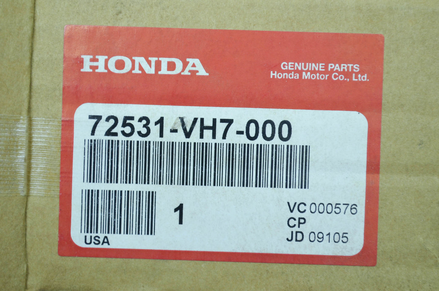 OEM Honda 72531-VH7-000 Upper Rotary Blade NOS