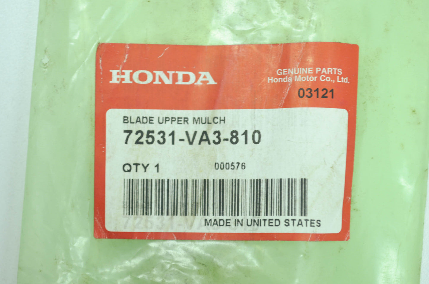 Upper Blade NOS