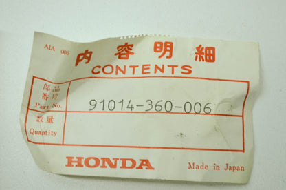 OEM Honda 91014-360-006 Bearing 15x22 NOS
