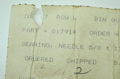 Needle Bearing NOS