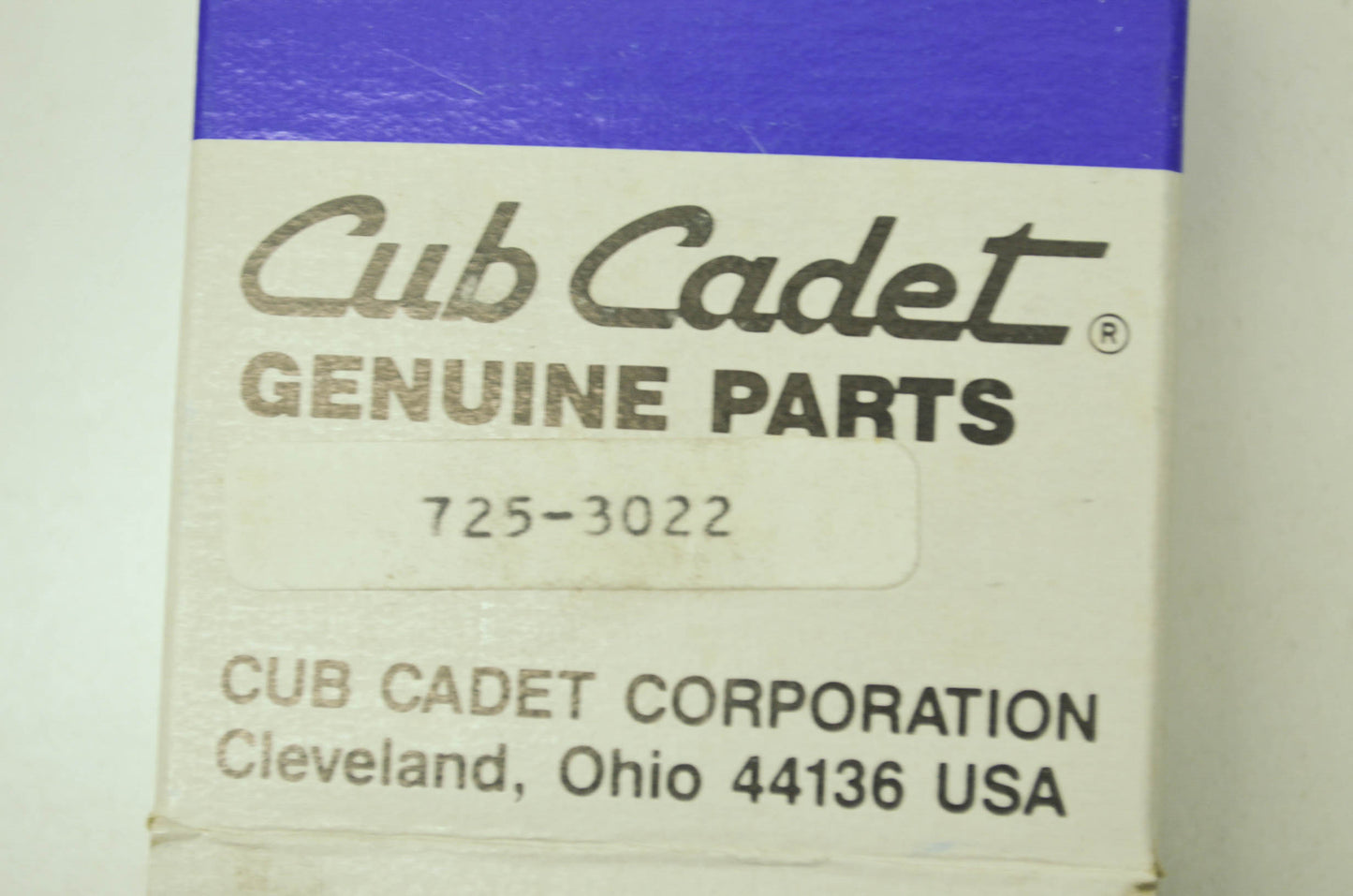 NEW Cub Cadet Switch NOS