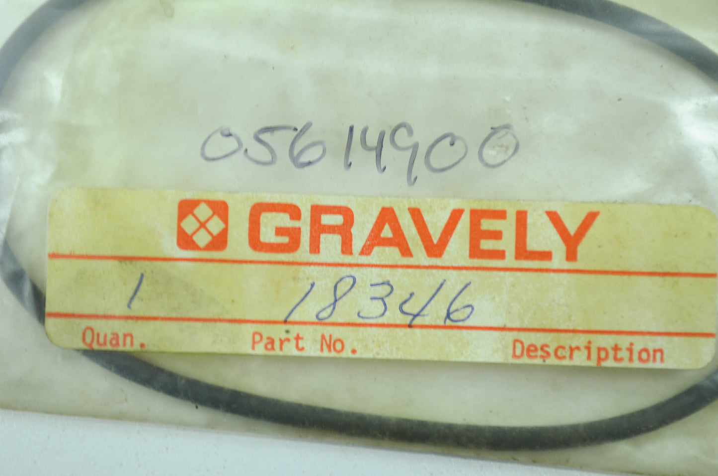 NEW Gravely O-Ring NOS