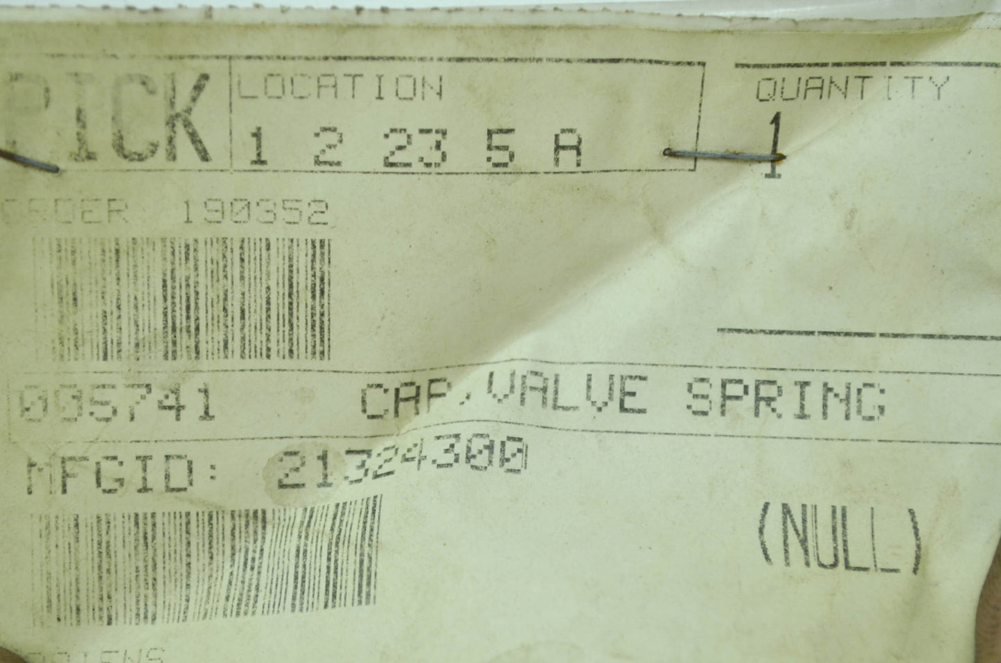 NEW Gravely Valve Spring Cap NOS