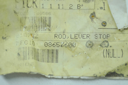 Gravely 8653600 Lever Stop Rod NOS