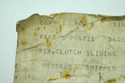 Clutch Sliding Pin NOS