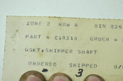 Shipper Shaft Gasket NOS