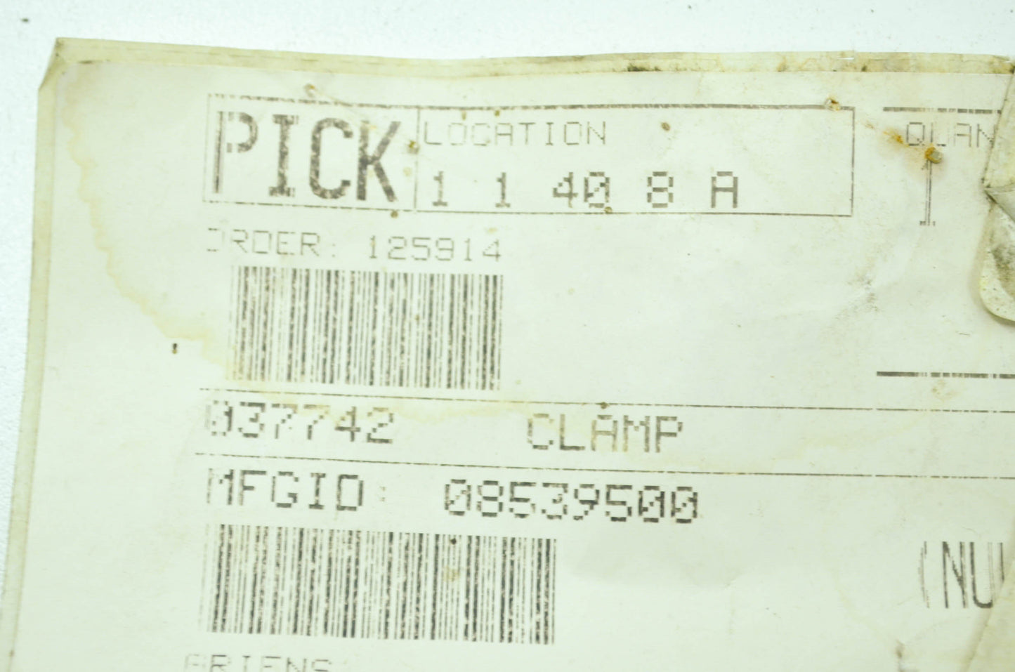 NEW Gravely Clamp NOS 08539500