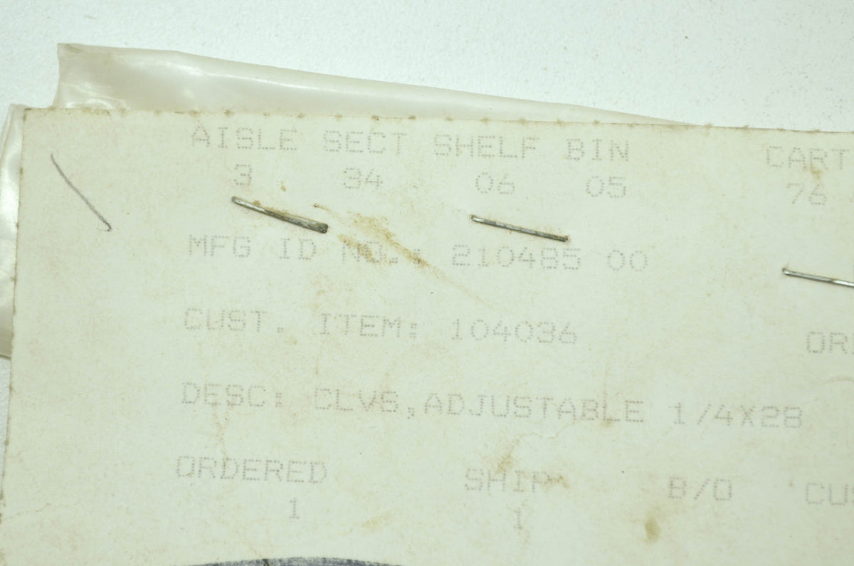 Gravely 21048500 Adjustable Clevis NOS