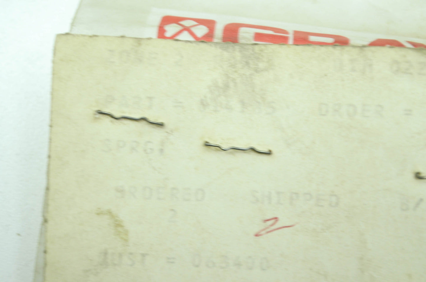 NEW Gravely Spring NOS 014185