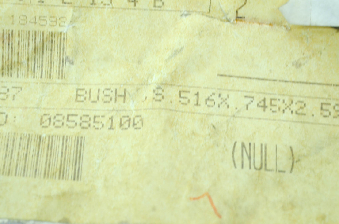 Bushing 0 NOS
