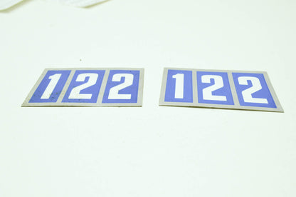 122 Decals Qty 2 NOS