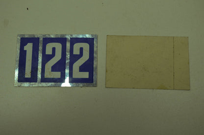 122 Decals Qty 2 NOS