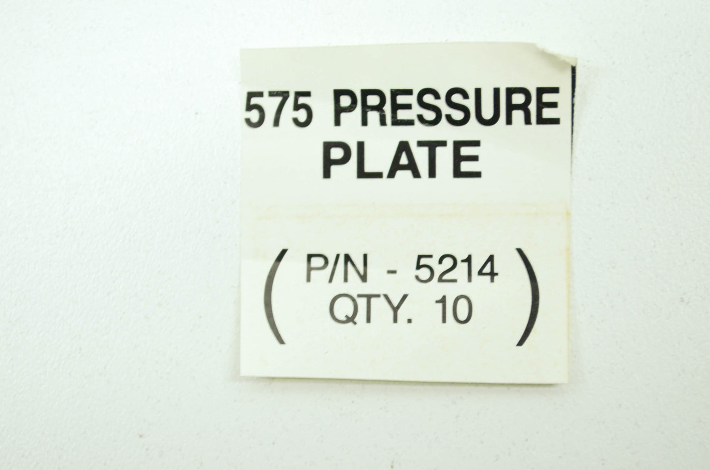 Pressure Plate NOS