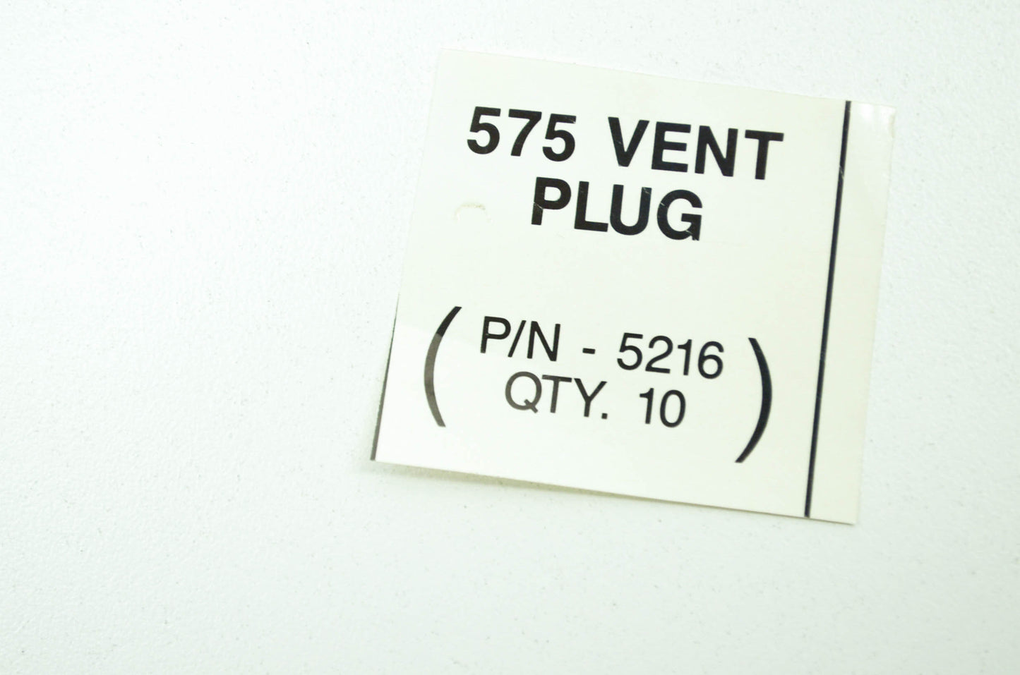 Vent Plugs Qty 2 NOS