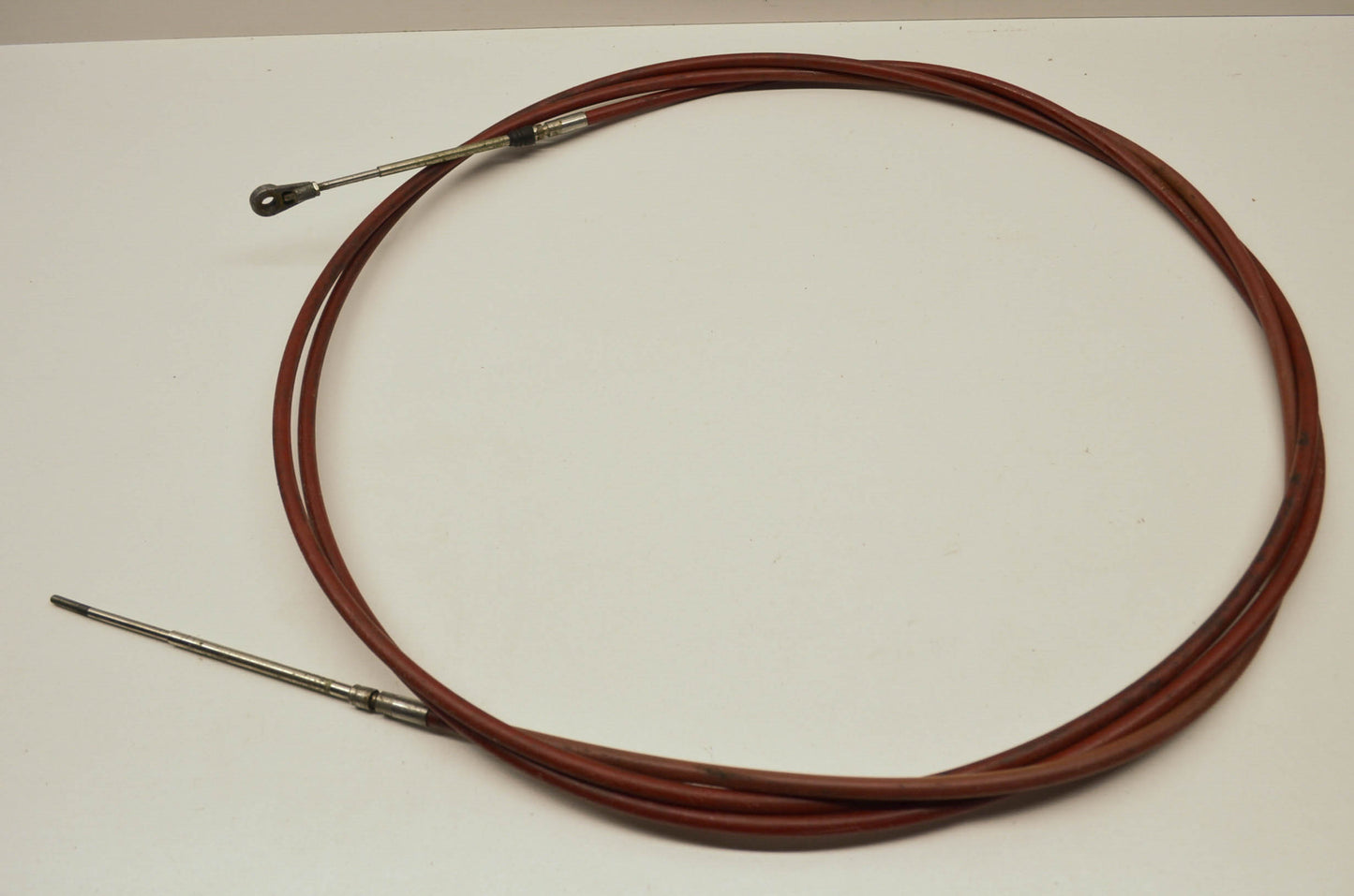 Used Teleflex Engine Remote Control Cable Red Jacket 32377-003-0180