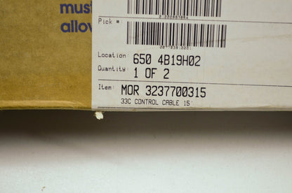 NEW Teleflex Engine Remote Control Cable Red Jacket NOS 3237700315