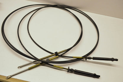 Engine Remote Control Cable 11' 2 Cables NOS