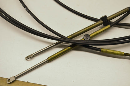 Engine Remote Control Cable 11' 2 Cables NOS