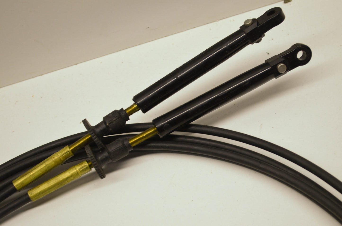 Engine Remote Control Cable 12' 2 Cables Qty 2 NOS