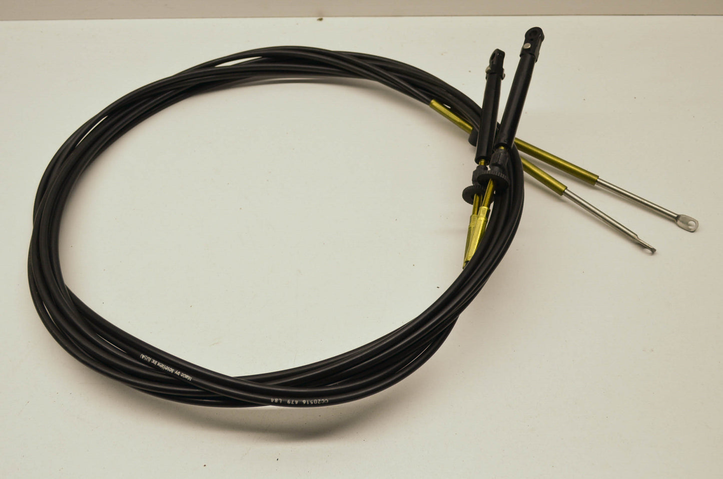 Engine Remote Control Cable 16' 2 Cables Qty 2 NOS