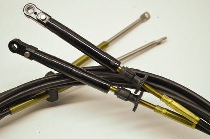 Engine Remote Control Cable 16' 2 Cables Qty 2 NOS