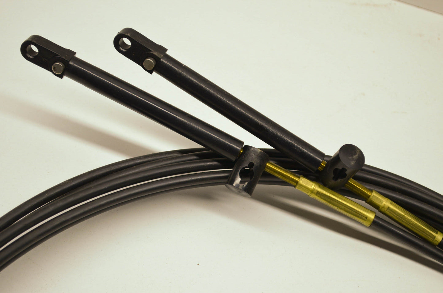 Engine Remote Control Cable 15' 2 Cables NOS