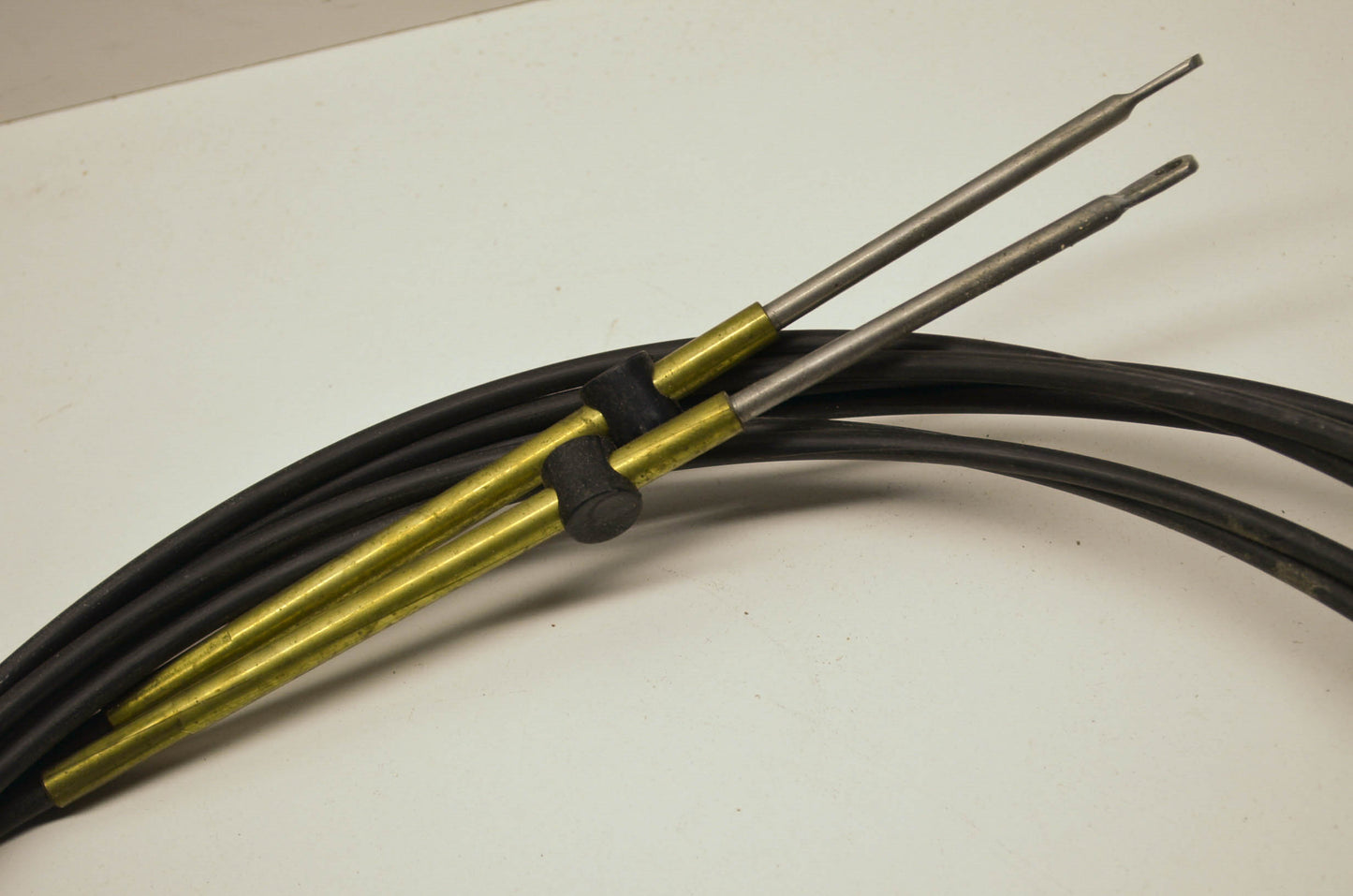 Engine Remote Control Cable 17' 2 Cables Qty 2 NOS