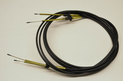 Engine Remote Control Cable 12' 2 Cables Qty 2 NOS