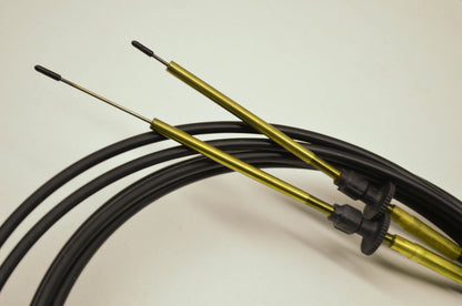 Engine Remote Control Cable 12' 2 Cables Qty 2 NOS