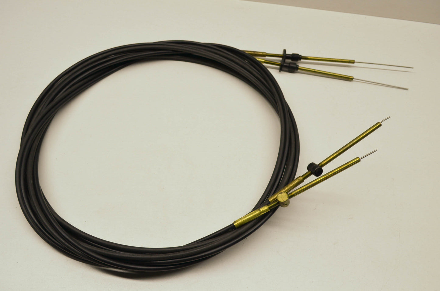 Engine Remote Control Cable 18' 2 Cables Qty 2 NOS