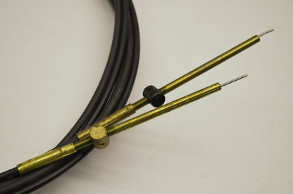 Engine Remote Control Cable 18' 2 Cables Qty 2 NOS