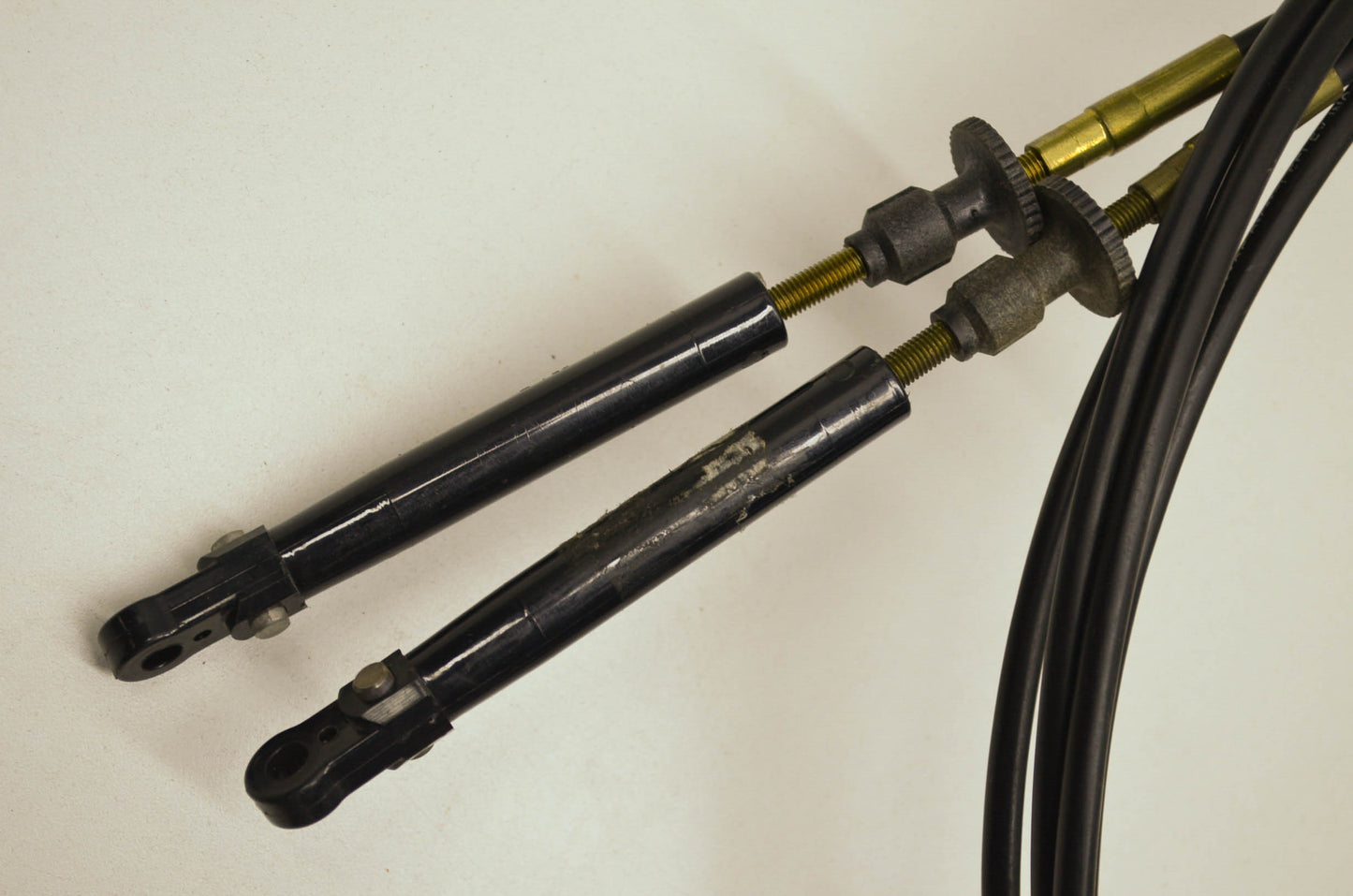 Engine Remote Control Cable 12' 2 Cables Qty 2 NOS