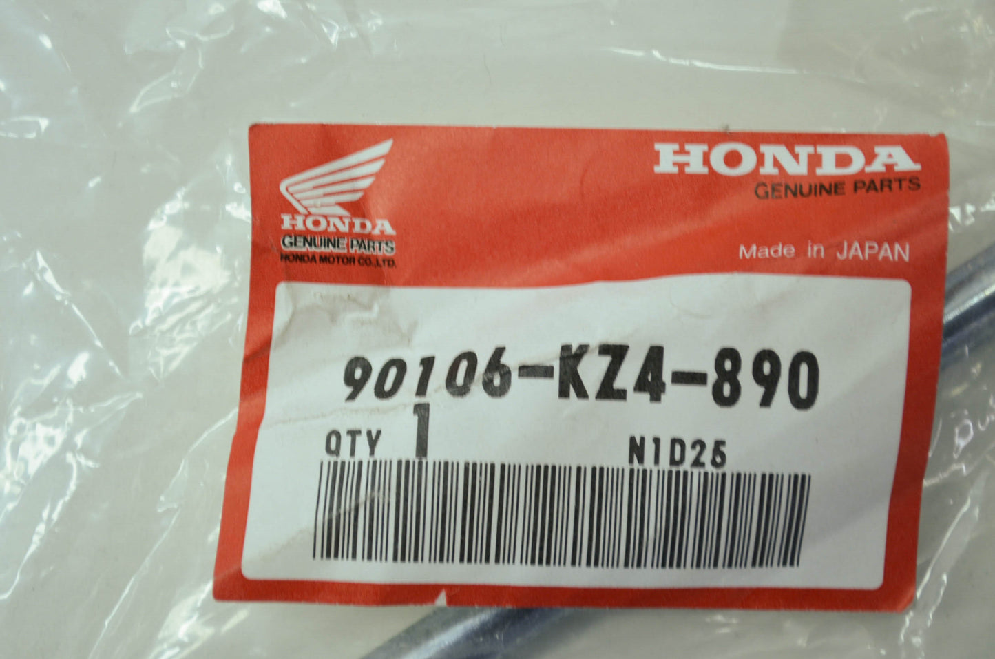 OEM Honda 90106-KZ4-890 Flange Bolt (8X130) NOS