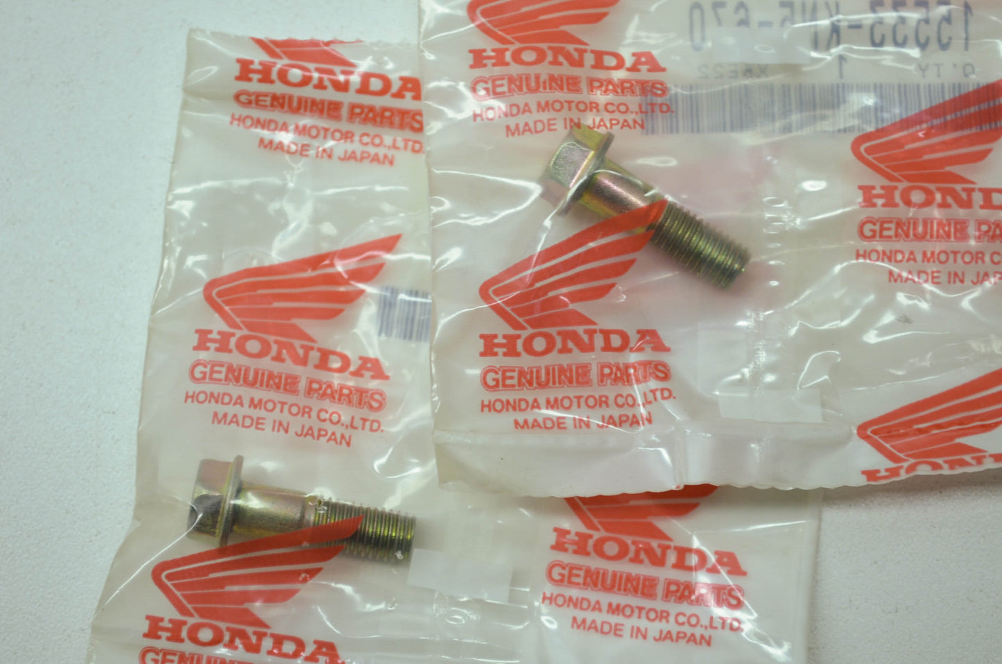 OEM Honda 15533-KN5-670 Flange Bolt (7X23) Qty 2 NOS