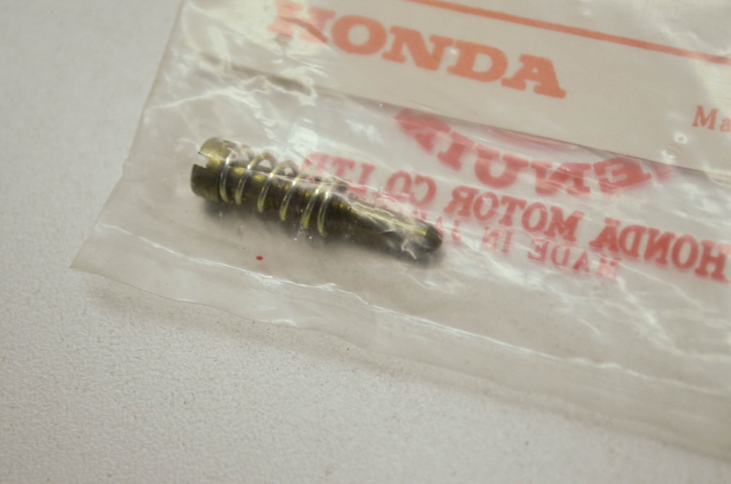 New OEM Honda 16028-402-701 Screw Set B NOS