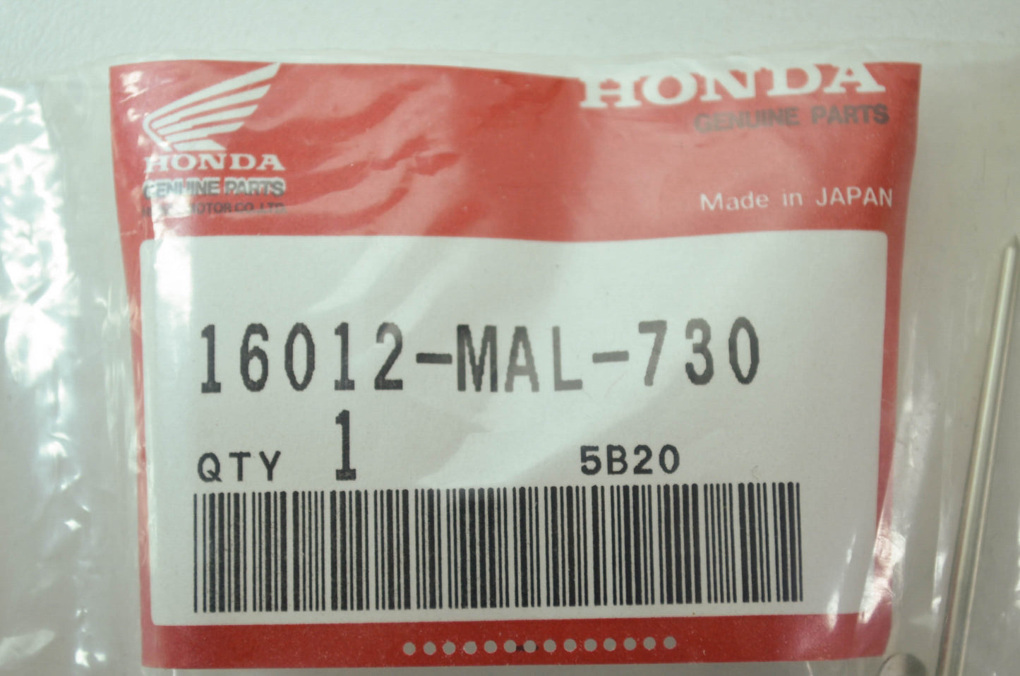 OEM Honda 16012-MAL-730 Jet Needle Set NOS