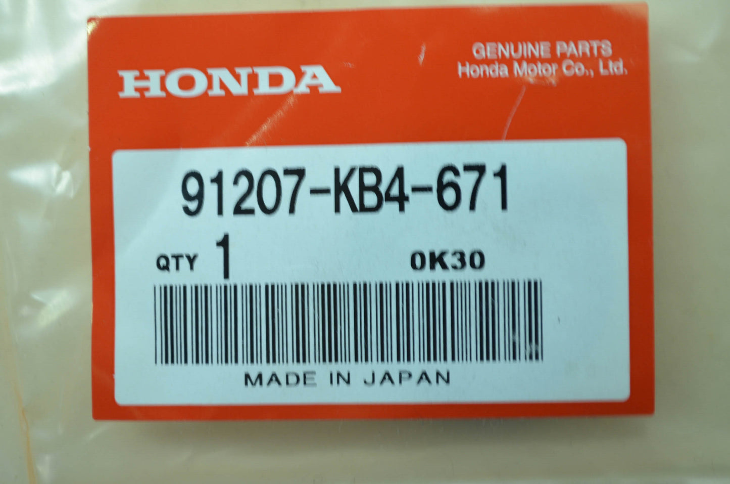 OEM Honda 91207-KB4-671 Oil Seal 22X34X7 NOS