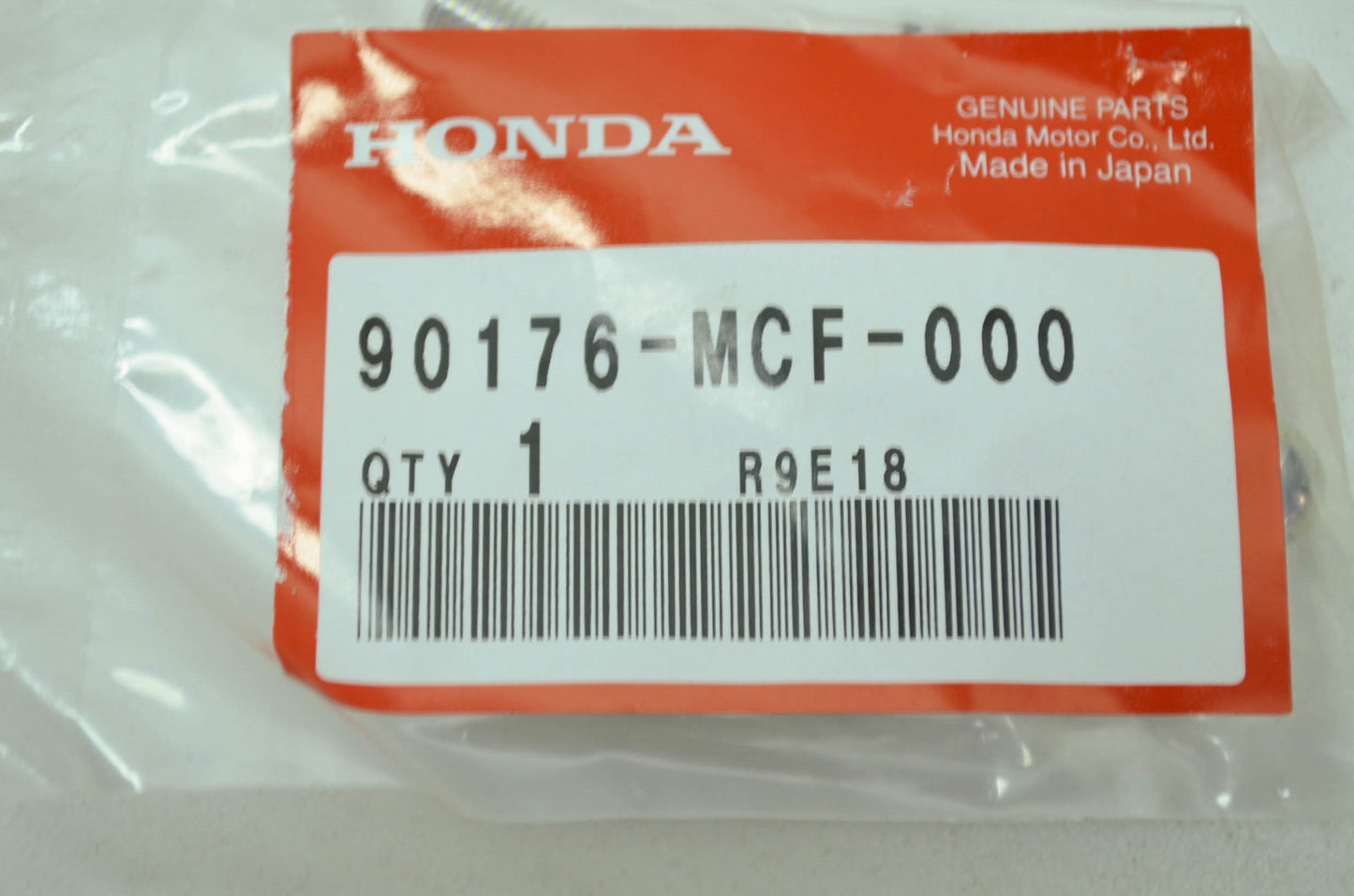 OEM Honda 90176-MCf-000 Bolt (6MM) NOS