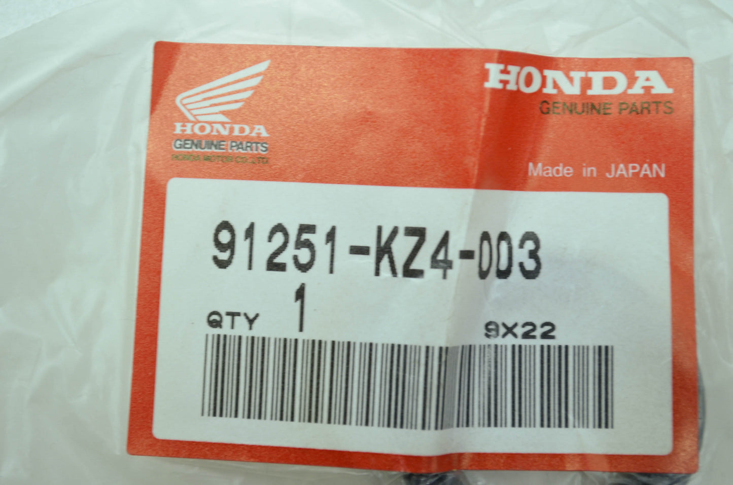 OEM Honda 91251-KZ4-003 Dust Seal (28X38X7) NOS
