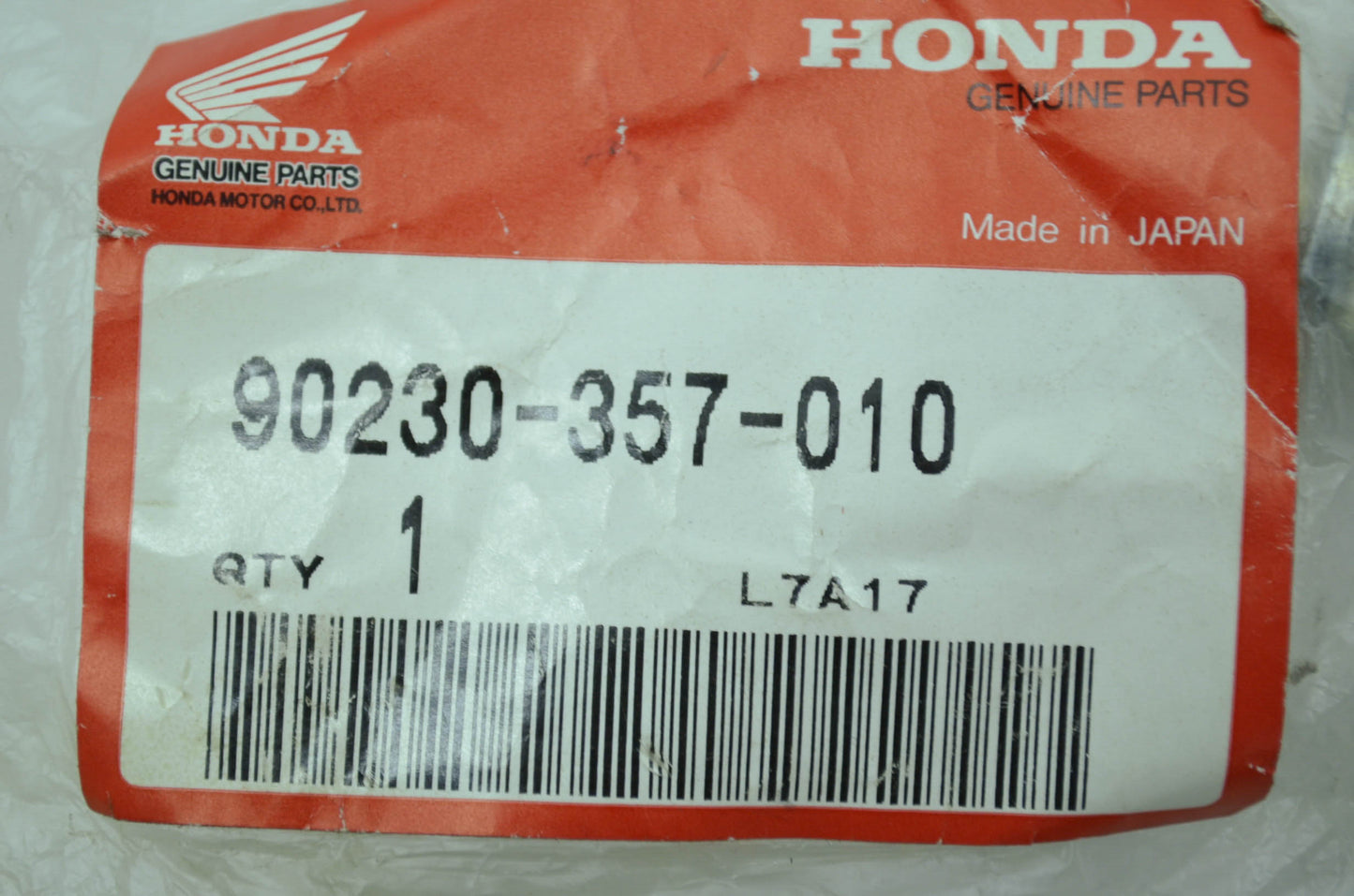 OEM Honda 90230-357-010 Special Nut 8mm NOS