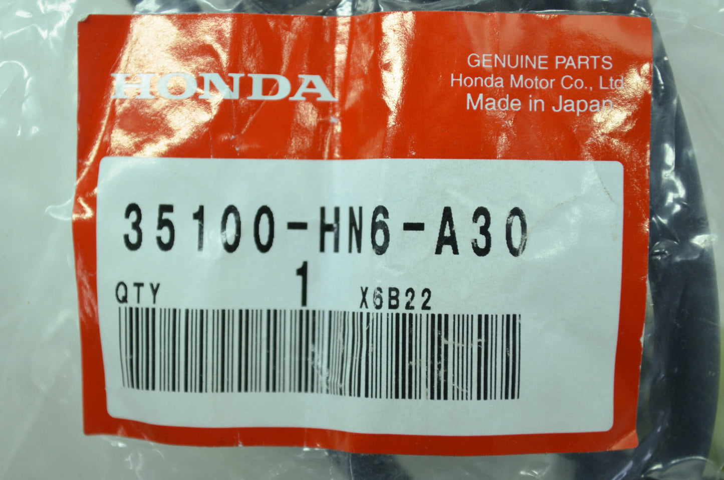 OEM Honda 35100-HN6-A30 Ignition Switch NOS