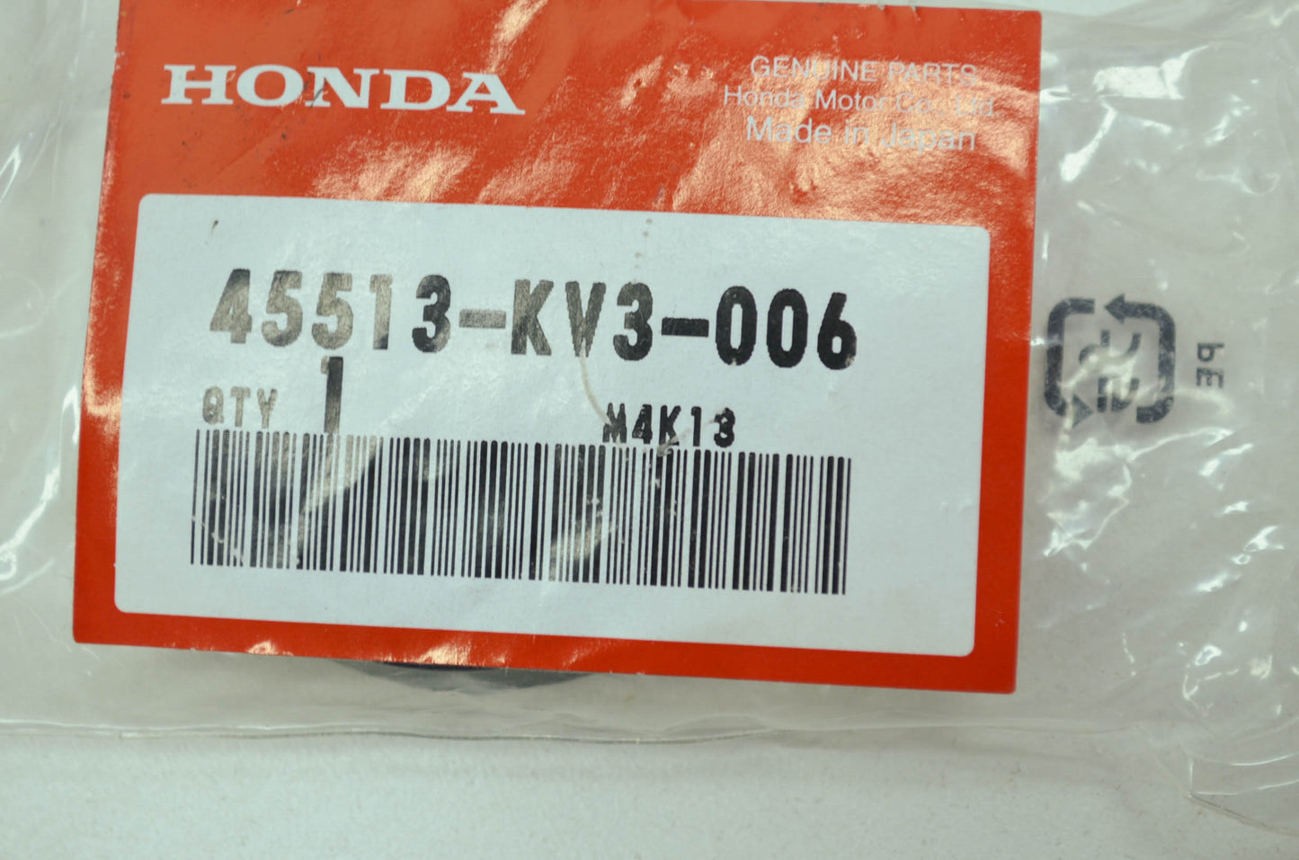OEM Honda 45513-KV3-006 Oil Cup Cap NOS