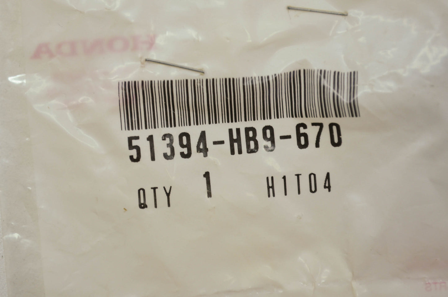 OEM Honda 51394-HB9-670 Front Arm Pivot Collar NOS