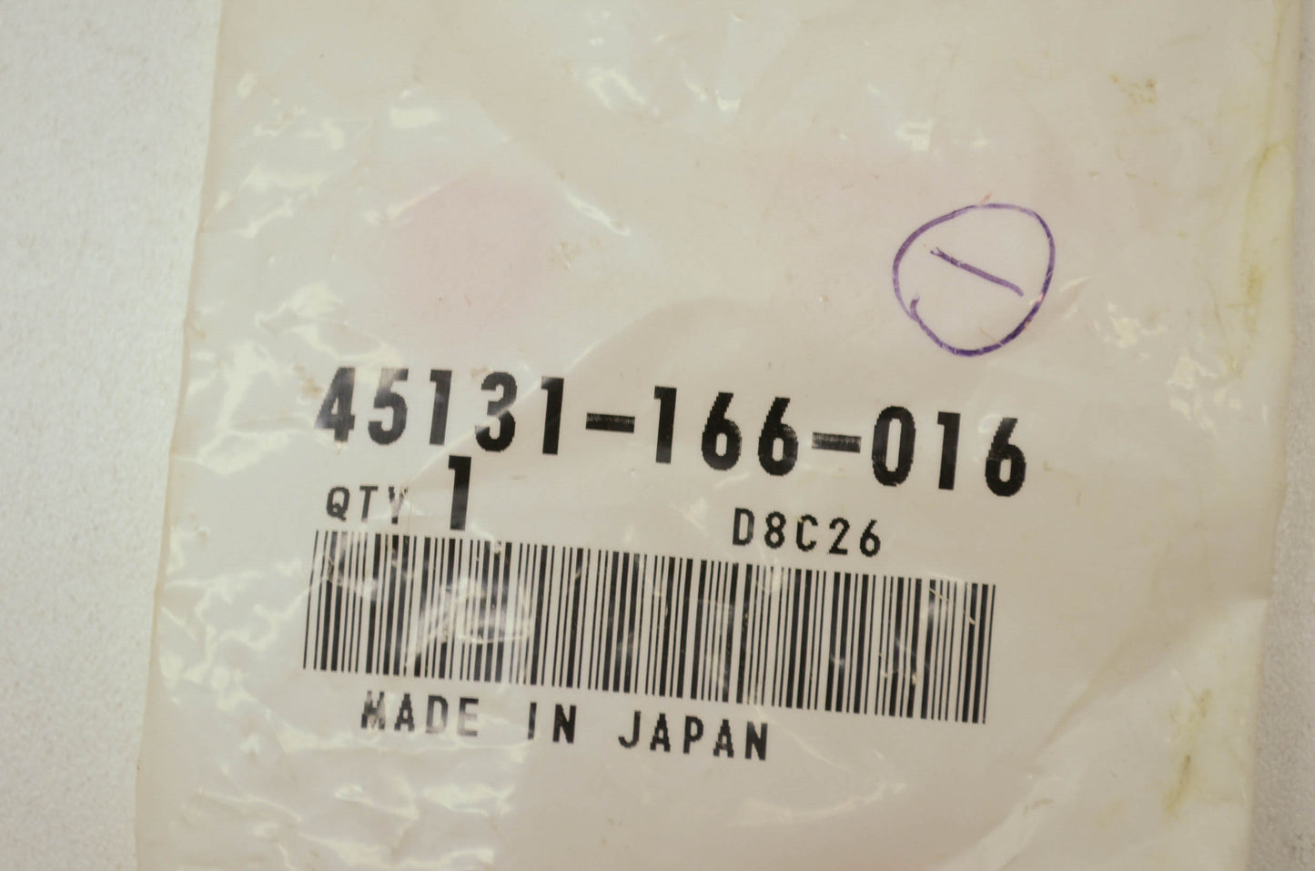 OEM Honda 45131-166-016 Pin Bolt NOS