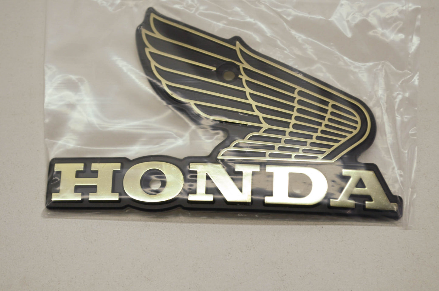 OEM Honda 87121-460-840 Right Fuel Tank Emblem NOS